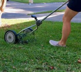 manual push mower for small yard maintenance, gardening, how to, lawn care, outdoor living, tools
