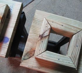 diy exterior porch lanterns, home decor, lighting, outdoor living, pallet, woodworking projects
