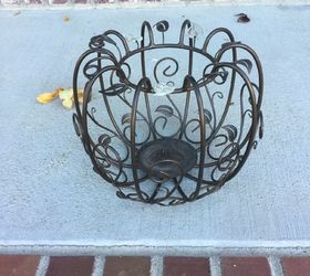 from candle holder to solar holder plus 2nd option , crafts, halloween decorations, home decor, outdoor living, repurposing upcycling, seasonal holiday decor