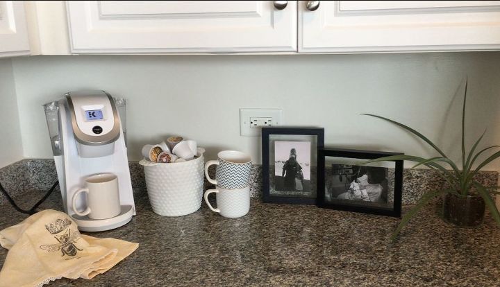 Declutter Kitchen Countertop With A Curtain Rod Hometalk