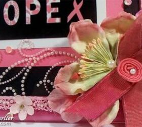 inspirational breast cancer awareness sign, crafts, home decor