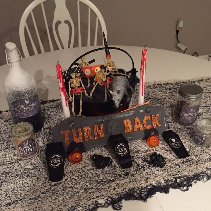 mesa de halloween