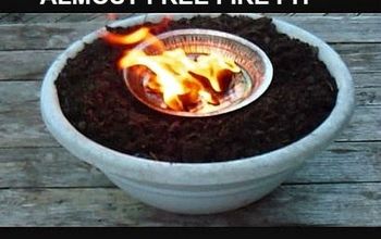 PORTABLE TABLE TOP FIRE PIT, Using Cooking Oil as Fuel