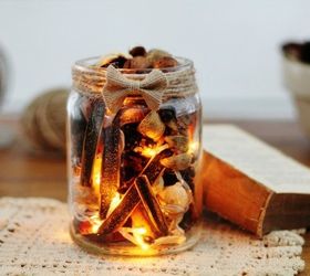how to create a twinkling potpourri light, home decor, how to, repurposing upcycling, seasonal holiday decor