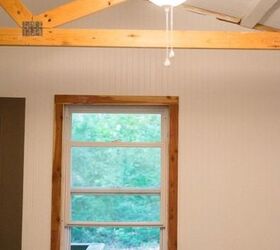 the power of trim installing trim at the cabin, flooring, home improvement, how to, kitchen design, woodworking projects