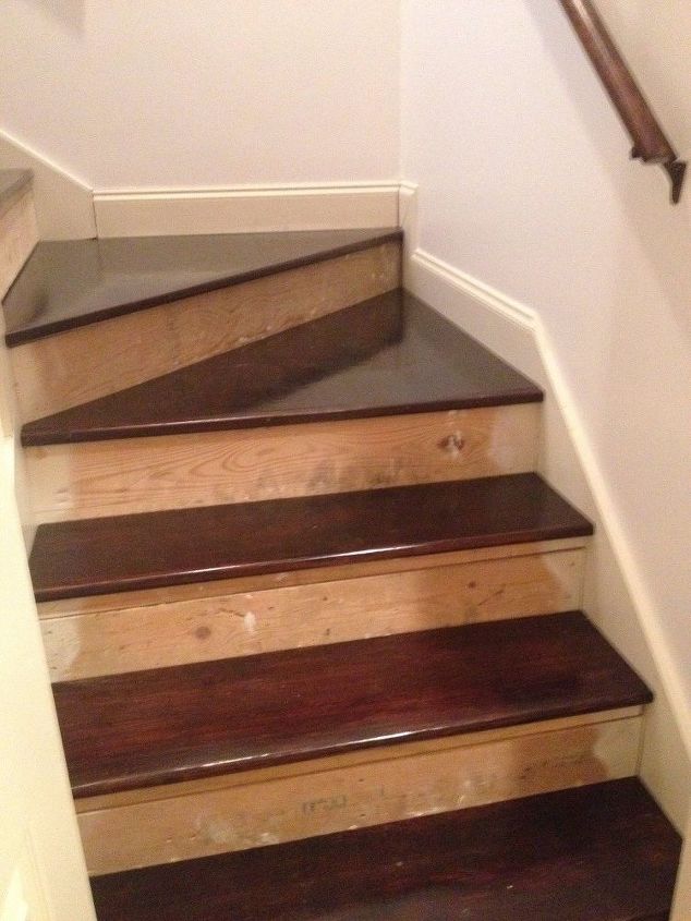 Gorgeous retro-fitted fir treads gleam!
