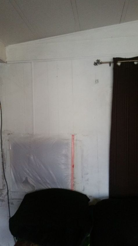 q try to cover my walls with something that are filled with fluid, wall decor, I also had an air conditioner that I took out so I have a hole in my wall but I have it covered I just need help now