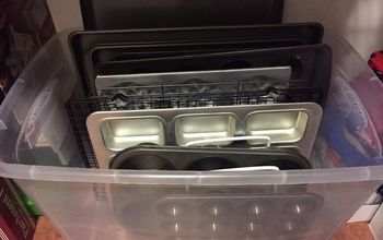 Organizing:  Keeping Your Cookie Sheets and Muffin Pans Neat