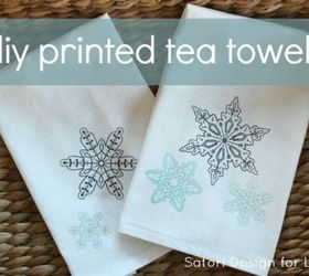 s 20 christmas gift ideas for under 20, These handmade printed tea towels