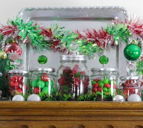 christmas jars, christmas decorations, crafts