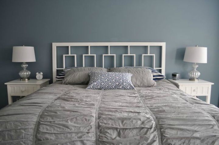 s get a designer living room without stepping foot in west elm, Design your own window headboard