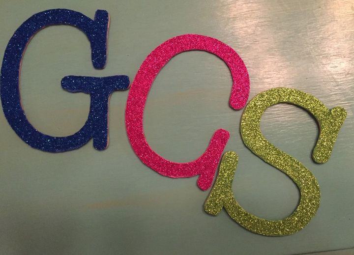no mess glitter letters, crafts