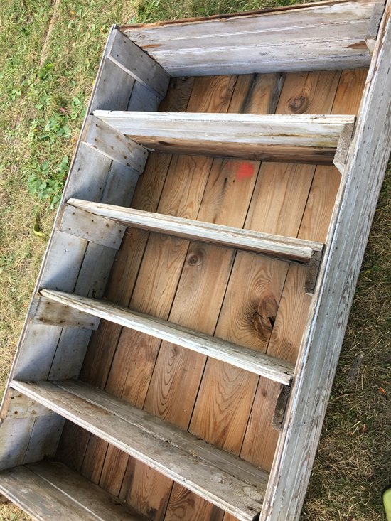 A Rustic Bookcase Makeover Using The Radiance Mandala Stencil