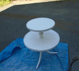 end table redo , painted furniture