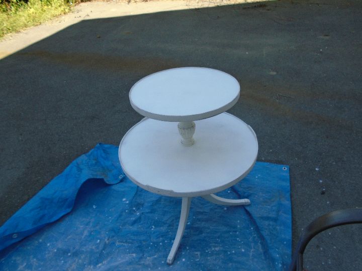 end table redo , painted furniture