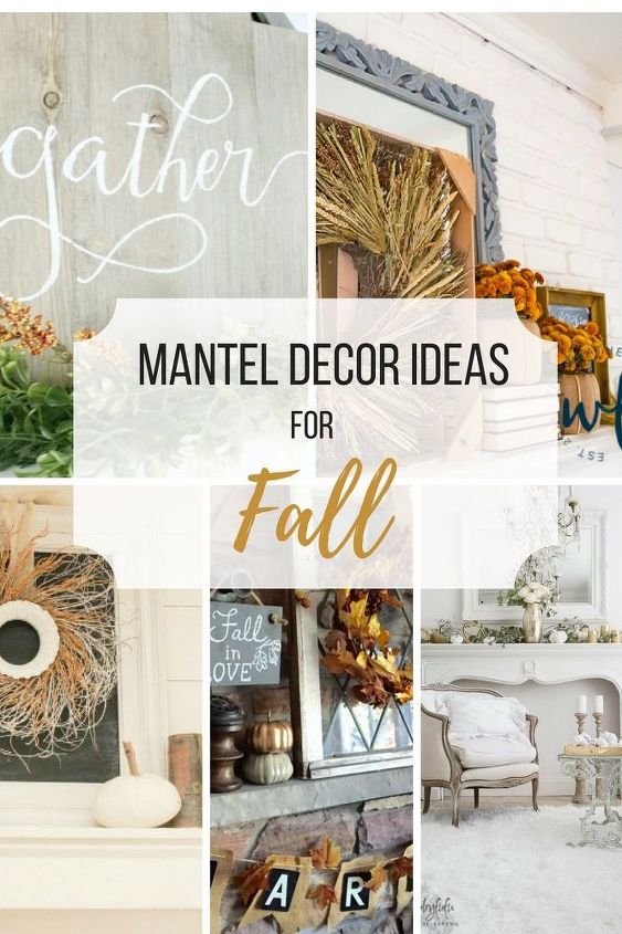 mantel decor ideas for fall, fireplaces mantels, home decor