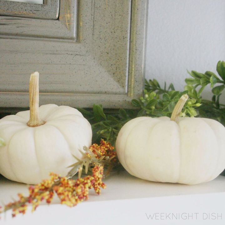 idias de decorao de lareira de outono