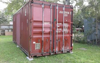 Finally Got a Shipping Container for My 2nd Workshop!
