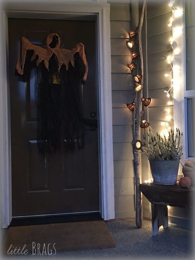 halloween porch 2016, halloween decorations, seasonal holiday decor