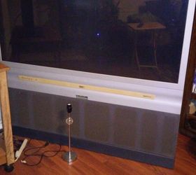 q any ideas for a old hdtv , repurpose household items