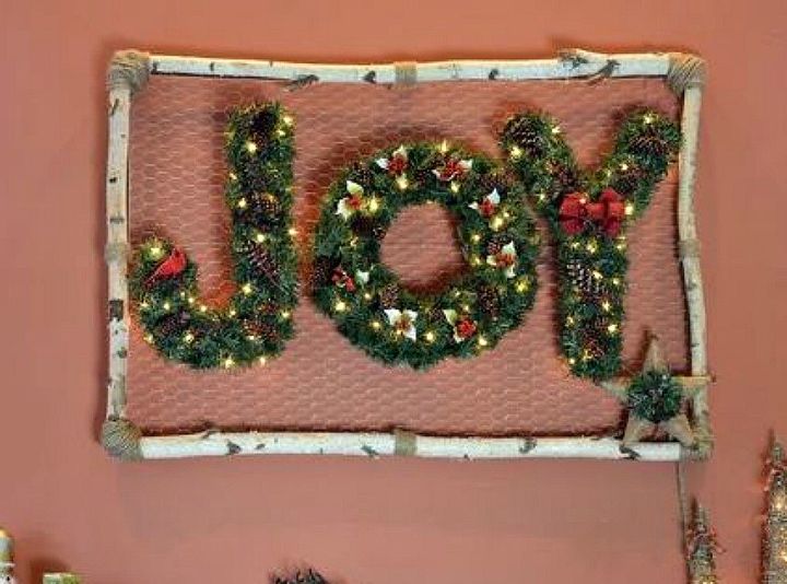 s hang your christmas lights in these 10 breathtaking spots, On your wall in letters