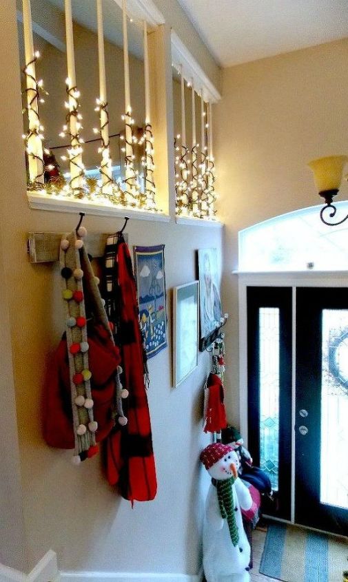 s hang your christmas lights in these 10 breathtaking spots, In your entryway