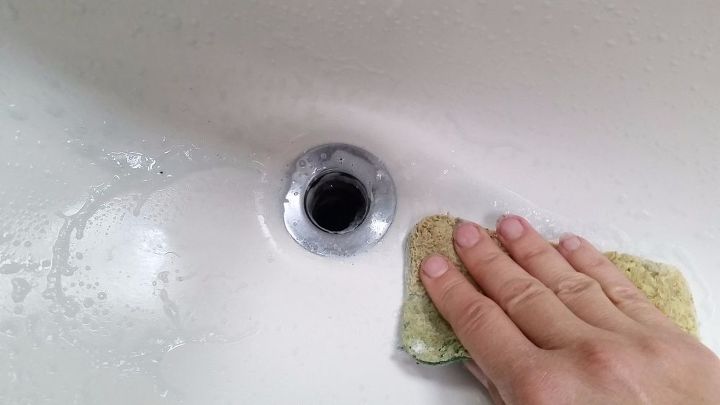3 non toxic household ingredients to unclog your drain in 4 easy steps, bathroom ideas, cleaning tips, home maintenance repairs, outdoor living, plumbing, ponds water features, Want to clean the sink or bathtub after