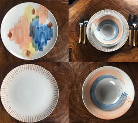 hand painted dinnerware