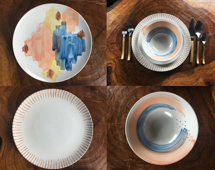 hand painted dinnerware