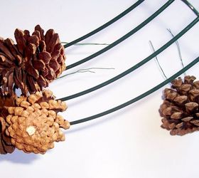 natural pine cone wreath, crafts, gardening, woodworking projects, wreaths