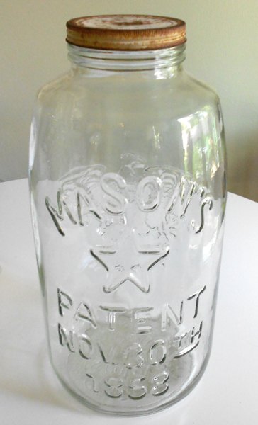 q huge mason jar, mason jars