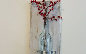 Convirtiendo botellas recicladas en una decoración de pared rústica y elegante