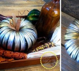 diy mason jar pumpkin, crafts, halloween decorations, home decor, mason jars, thanksgiving decorations