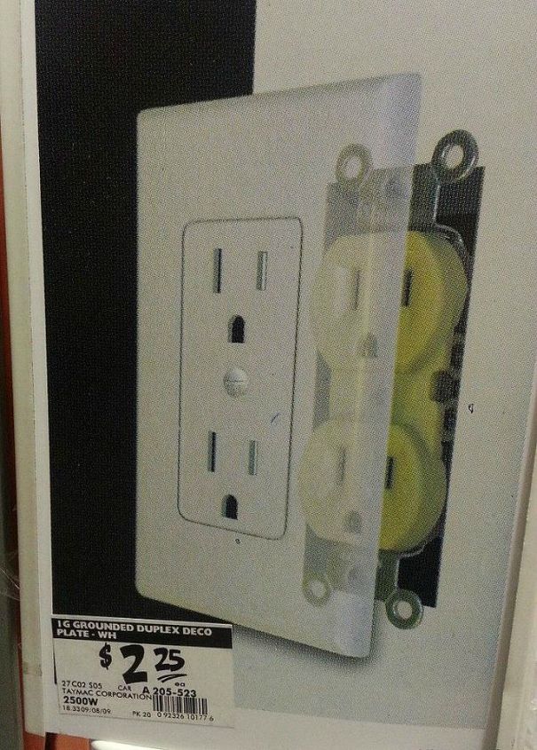 s hate your ugly outlet steal these 11 ideas, Or replace your old wall plate with a new one