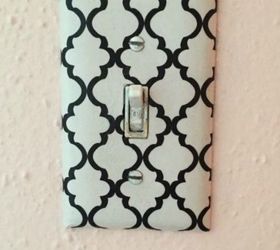 s hate your ugly outlet steal these 11 ideas, Mod podge patterned tissue paper