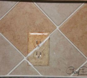 s hate your ugly outlet steal these 11 ideas, Hand paint them to match your granite