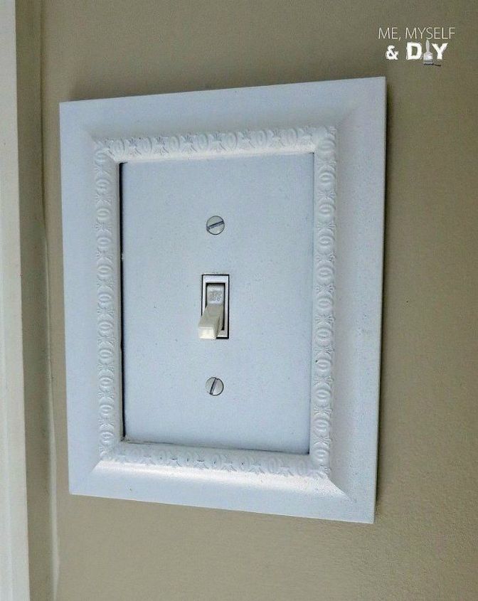 s hate your ugly outlet steal these 11 ideas, Frame them with dollar store photo frames