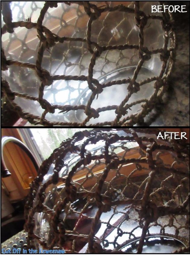 cleaning rope covered glass, cleaning tips