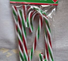 primitive homespun christmas candy canes, christmas decorations, crafts, home decor, seasonal holiday decor, shabby chic, reupholster, wreaths