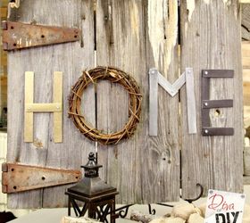 paint stick letters, crafts, gardening, home decor, outdoor living