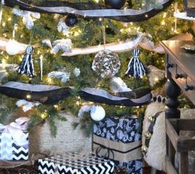 recorta el cartn para estas impresionantes ideas navideas, O envu lvelas en una cuerda para conseguir una estupenda falda para el rbol