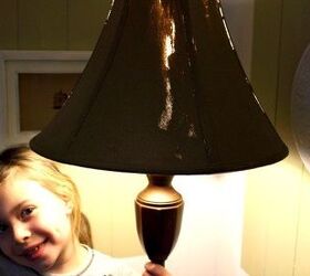 how to paint a lampshade, crafts, home decor, home improvement, how to