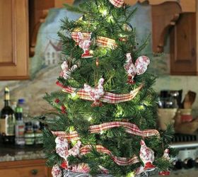grab an old basket for these clever household ideas, Use it as a Christmas tree basket