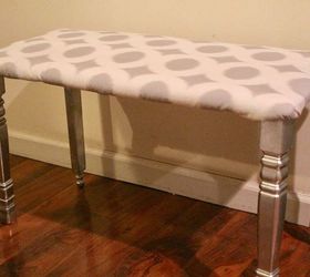 turn an old chair into a bench, home decor, outdoor furniture, painted furniture