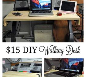  15 diy walking desk, painted furniture