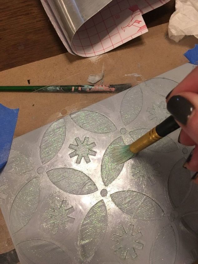 holiday fun with stencils, christmas decorations, crafts