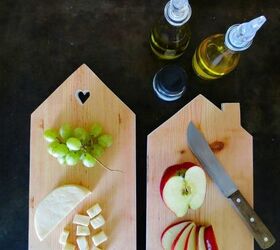how to create house shaped cutting boards, crafts, how to, kitchen design, woodworking projects