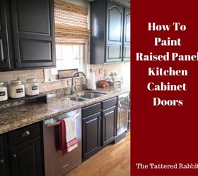 how to paint raised panel kitchen cabinet doors, doors, home decor, home improvement, how to, kitchen cabinets, kitchen design