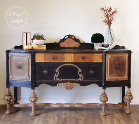 how to refinish an old worn out buffet, bedroom ideas, dining room ideas, home decor, how to, painted furniture, repurposing upcycling, rustic furniture