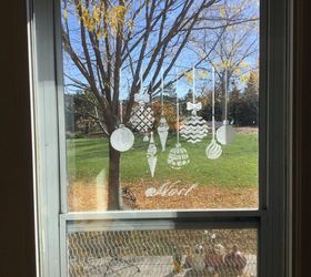 decorating windows using window wax , christmas decorations, cleaning tips, crafts, home decor, outdoor living, painting, seasonal holiday decor